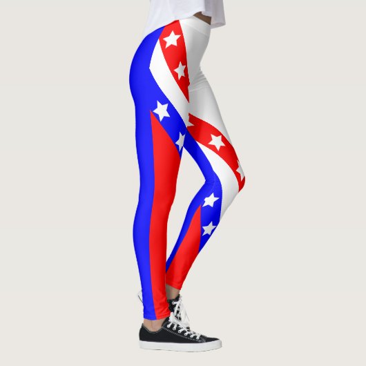 Leggings Ultimate American Patriot USA Étoiles et rayures (Droite)