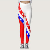 Leggings Ultimate American Patriot USA Étoiles et rayures (Devant)