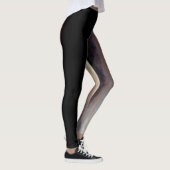 Leggings Un aperçu des guêtres de danse d'abrégé sur bleu (Droite)