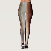 Leggings Un aperçu des guêtres de danse d'abrégé sur bleu (Dos)