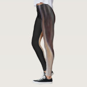 Leggings Un aperçu des guêtres de danse d'abrégé sur bleu (Gauche)