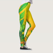 Leggings Un Art Vert Chaud (Droite)