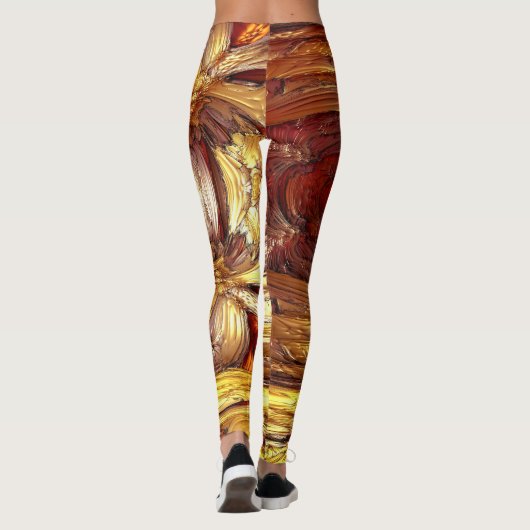 Leggings Un autre monde Abstrait (Dos)