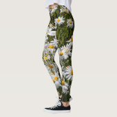 Leggings Un champ de marguerites oculaires (Gauche)