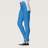 Leggings Un ciel bleu clair s'étend au-dessus d'un bleu pro (Gauche)