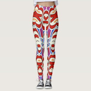 Leggings Un classique multicolore unique "Ratti_Creative_Ar