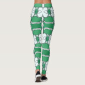 Leggings Un classique vert moderne "Ratti_Creative_Arts" (Dos)