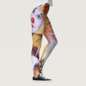 Leggings Un clown doux jouant du violon (Droite)