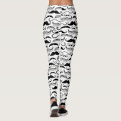 Leggings Un club des messieurs. Motif 2 de moustache (Dos)