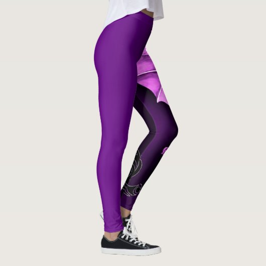 Leggings Un dragon pourpre (Droite)