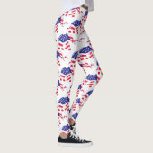 Leggings Un éléphant fabriqué dans le drapeau américain (Droite)