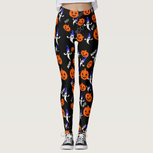 Leggings Un fantôme blanc sur la tête un casquette avec cit
