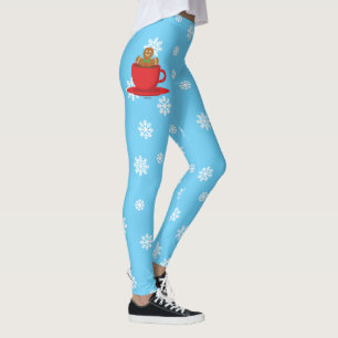 Leggings Un Homme En Pain D'Épice Se Détendre En Coupe Roug