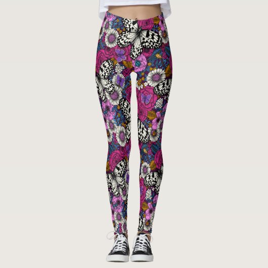 Leggings Un jardin coloré II (Devant)