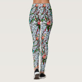 Leggings Un Joli Modèle Floral De Faux Mosaïque (Dos)