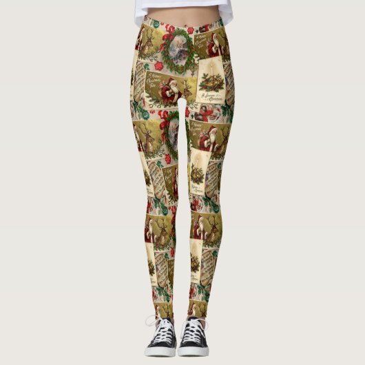 Leggings Un Joyeux Temps de Noël (Devant)