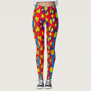 Leggings Un motif coloré vintage "Ratti_Creative_Arts" L