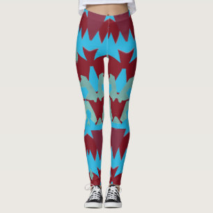 Leggings Un motif sans couture multicolore moderne "Ratti_C