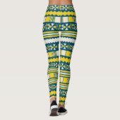 Leggings Un Motif tribal brillant (Dos)
