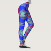 Leggings Un multicolore unique "Ratti_Creative_Arts" (Droite)