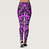 Leggings Un multicolore vibrant "Ratti_Creative_Arts" (Dos)