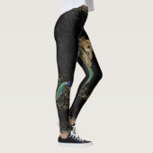 Leggings Un paon à vapeur (Droite)