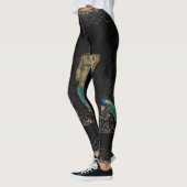 Leggings Un paon à vapeur (Gauche)