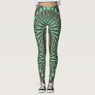 Leggings Un "Ratti_Creative_Arts" brun vert unique