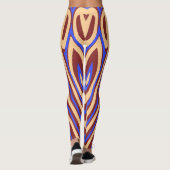 Leggings Un "Ratti_Creative_Arts" coloré moderne (Dos)