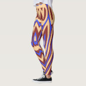 Leggings Un "Ratti_Creative_Arts" coloré moderne (Gauche)