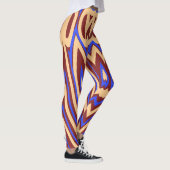 Leggings Un "Ratti_Creative_Arts" coloré moderne (Droite)
