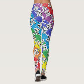 Leggings Un résumé coloré (Dos)
