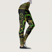 Leggings Un Shamrock irlandais à quatre feuilles de trèfle  (Droite)