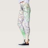 Leggings Un simple Motif Web d'Halloween Spider (Gauche)