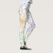 Leggings Un simple Motif Web d'Halloween Spider (Droite)