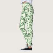 Leggings Un style vert "Ratti_Creative_Arts" Leggi (Gauche)