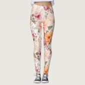 Leggings Une conception de série florale d'automne 2 (Devant)