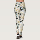 Leggings Une conception de série florale de mariage 7 (Dos)
