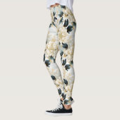 Leggings Une conception de série florale de mariage 7 (Gauche)
