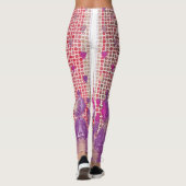 Leggings une conception d'un arrière - plan pourpre avec de (Dos)