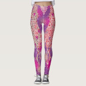 Leggings une conception d'un arrière - plan pourpre avec de (Devant)