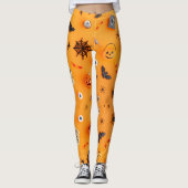 Leggings Une conception mystique horrifiée / Halloween (Devant)