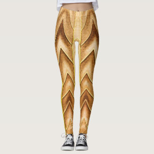 Leggings Une couleur de bois vive "Ratti_Creative_Arts"