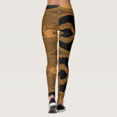 Leggings Une couleur multiple unique "Ratti_Creative_Arts" (Dos)