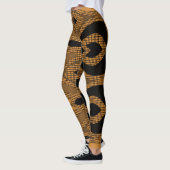 Leggings Une couleur multiple unique "Ratti_Creative_Arts" (Gauche)