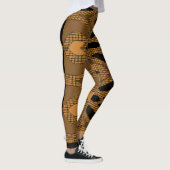 Leggings Une couleur multiple unique "Ratti_Creative_Arts" (Droite)