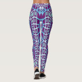 Leggings Une couleur multiple unique "Ratti_Creative_Arts" (Dos)
