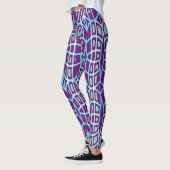 Leggings Une couleur multiple unique "Ratti_Creative_Arts" (Gauche)