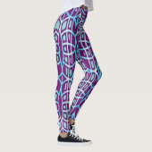 Leggings Une couleur multiple unique "Ratti_Creative_Arts" (Droite)