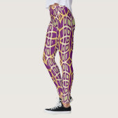 Leggings Une couleur multiple unique "Ratti_Creative_Arts" (Gauche)